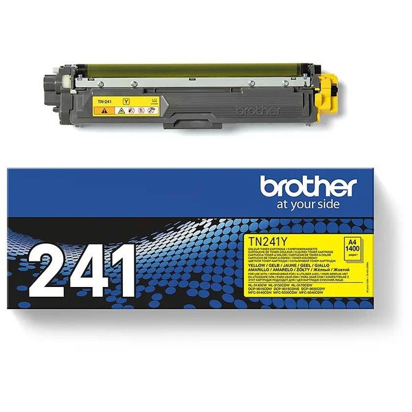 Brother TN-241Y Toner-Kit gelb, 1.400 Seiten ISO/IEC 19798