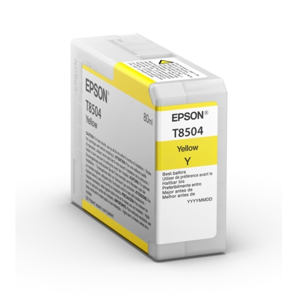 Epson C13T850400/T8504 Tintenpatrone gelb 80ml