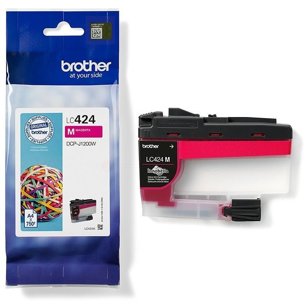 Brother LC-424M Tintenpatrone magenta, 750 Seiten ISO/IEC 19752