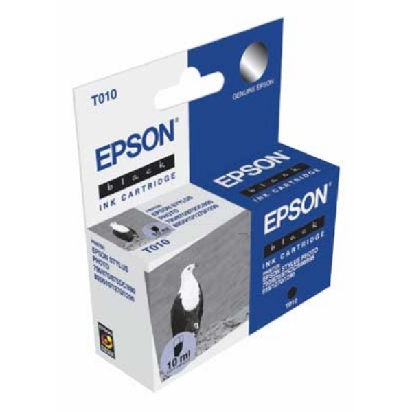 Epson C13T01040110/T010 Tintenpatrone schwarz, 270 Seiten 10ml