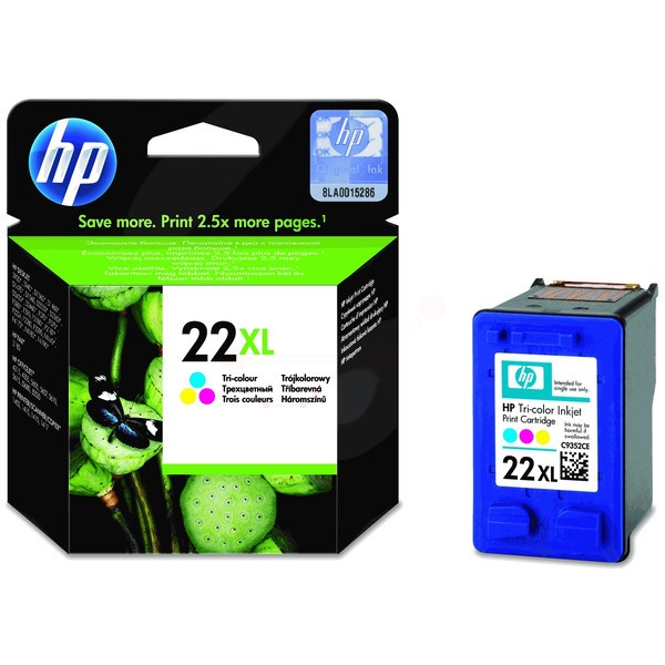 HP C9352CE/22XL Druckkopfpatrone color High-Capacity, 415 Seiten ISO/IEC 24711 11ml