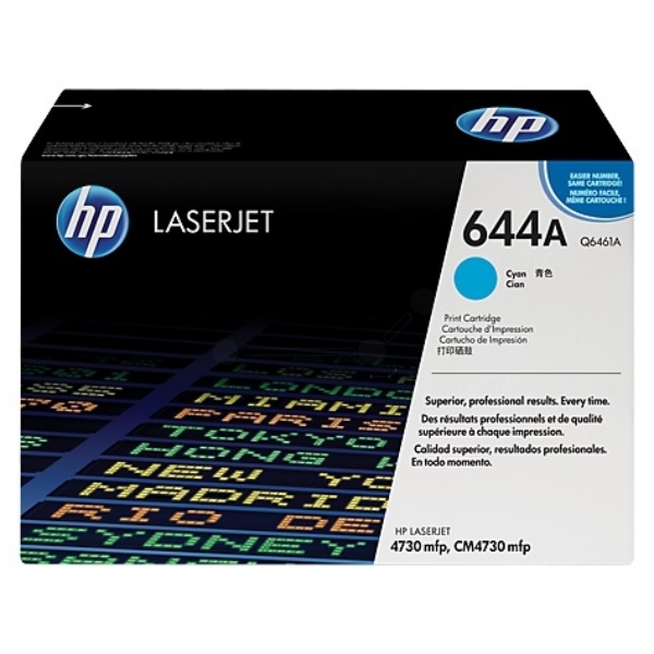 HP Q6461A/644A Tonerkartusche cyan, 12.000 Seiten/5%