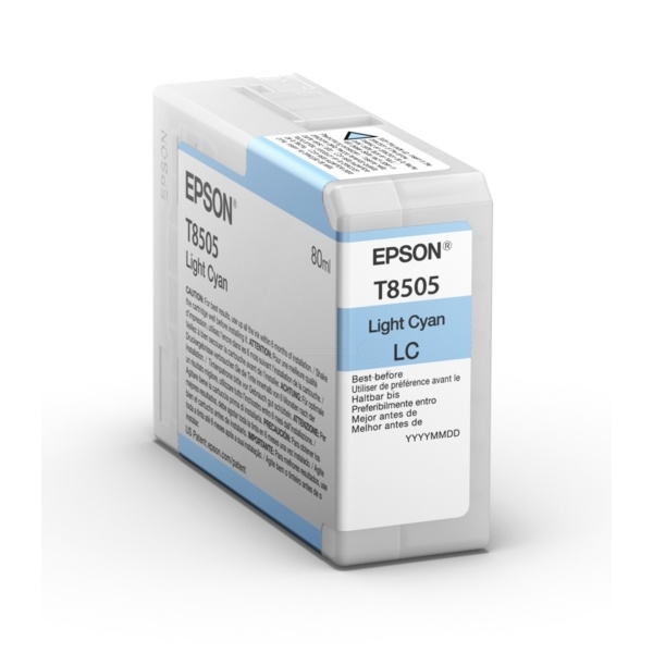 Epson C13T850500/T8505 Tintenpatrone cyan hell 80ml